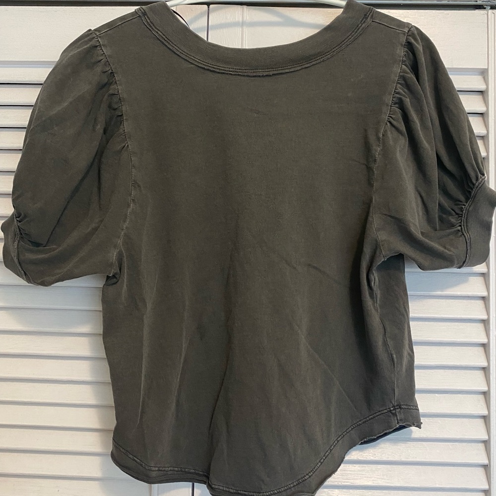 Free People Puff Sleeve Top